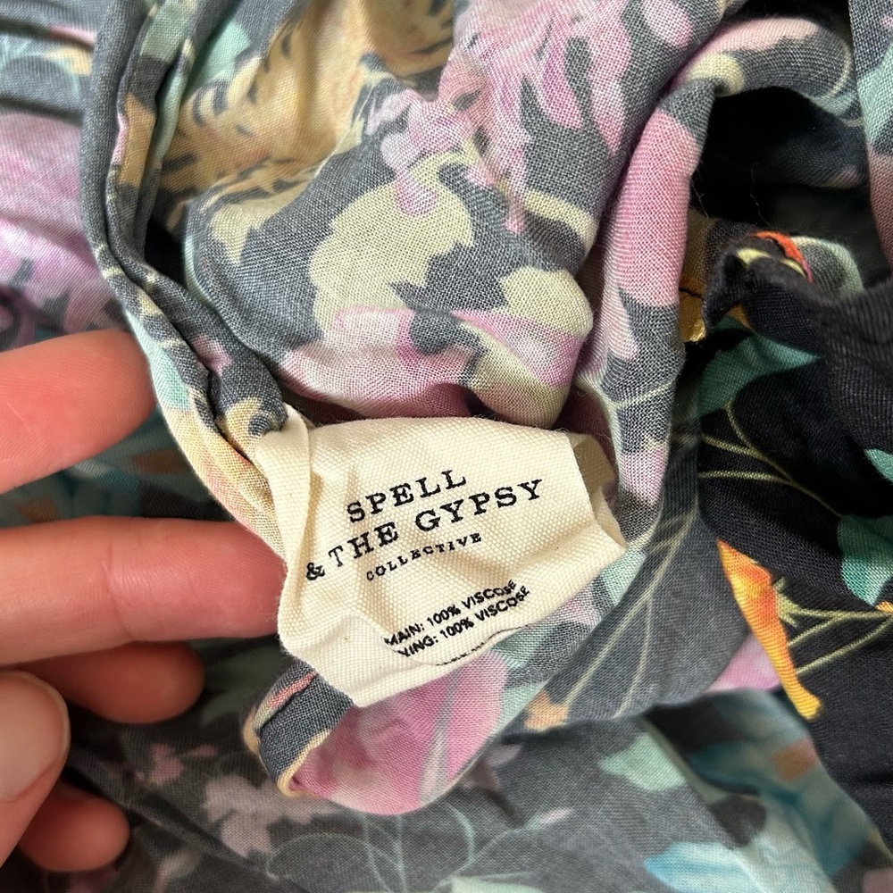 Spell Butterfly Strappy Maxi Dress - Picture 9 of 15